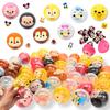 Festival Disney Rund Viskelær Kapsel Gachapon 8 Assortert Sett for Gate- og Søte Gaver Takk [Flott Utstyr] Maskin, Design, 48-Deler [Perfekt