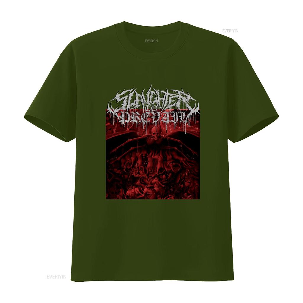 Slaughter to Prevail Heavy Metal Band Inspired T shirt Kostolom Skeleton for Rock Fans vintage Washed designer clothes Stylish