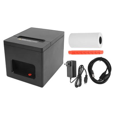 Imprimante Thermique USB Bluetooth Impression Haute Vitesse Prend en Charge Connexion Tiroir-Caisse 80mm Thermique
