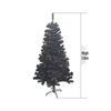 Black PVC Christmas Tree for Hotel Decoration - Large, DIY, Mini, Dense Simulation