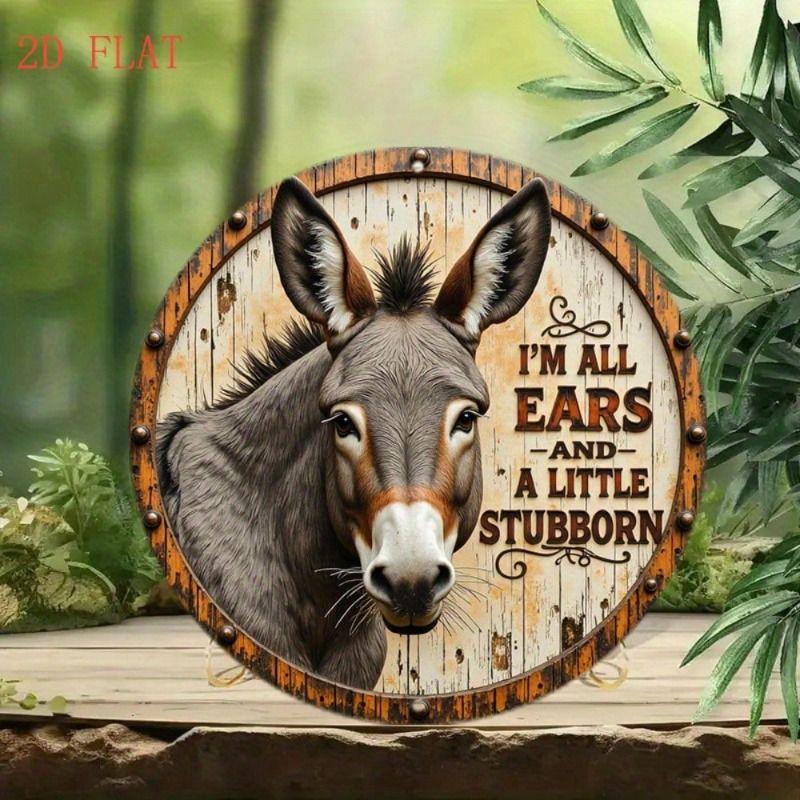 Retro Metal Tin Sign, Wall Art Home Decor, Vintage 2D Plaque