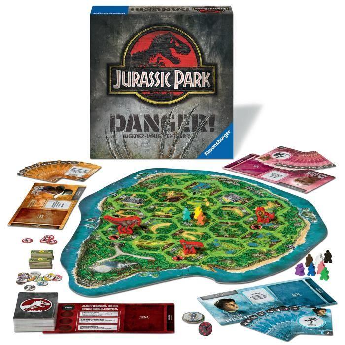 Jeu de société ravensburger jurassic park danger multicolore