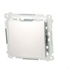 Single-pole switch 16AX, matte silver Simon54