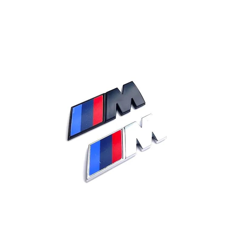 M Sports Sticker Car Accessories Sticker Styling For BMW M LOGO Fender Emblem Badge Rear Trunk Badge 1 3 5 Series X1 X3 X5 X6m AS2