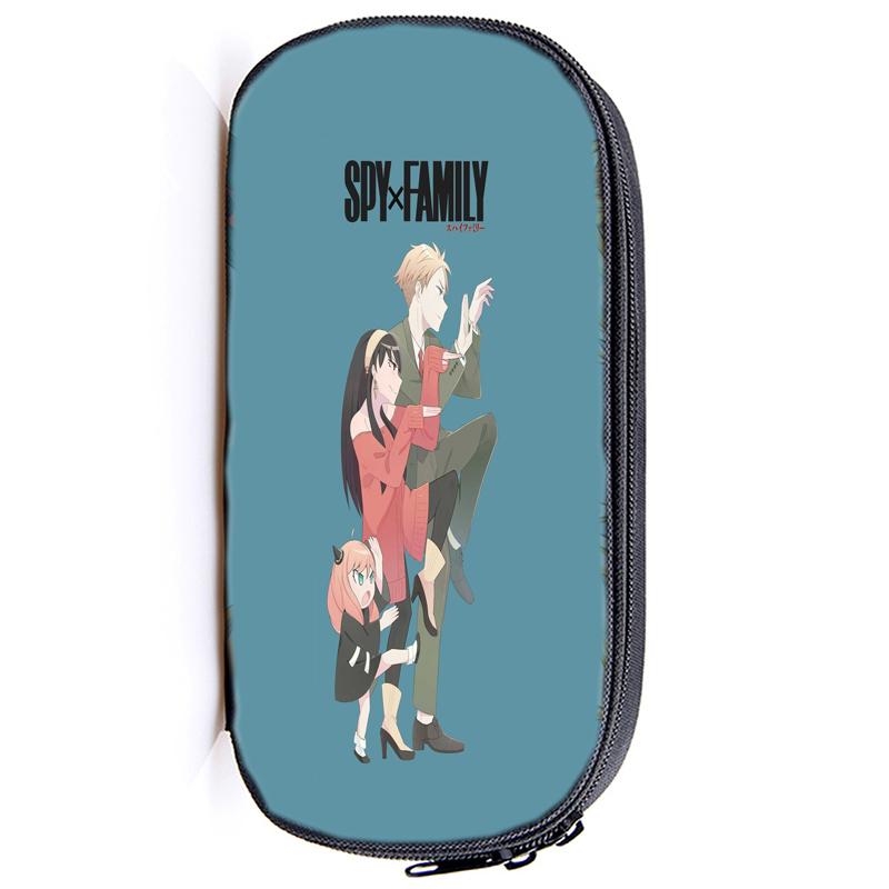 Spy X Family Pencil Case Anya Forger Multifunction Pencil Pouch School Supplies Pen Case Stationery Pencilcase