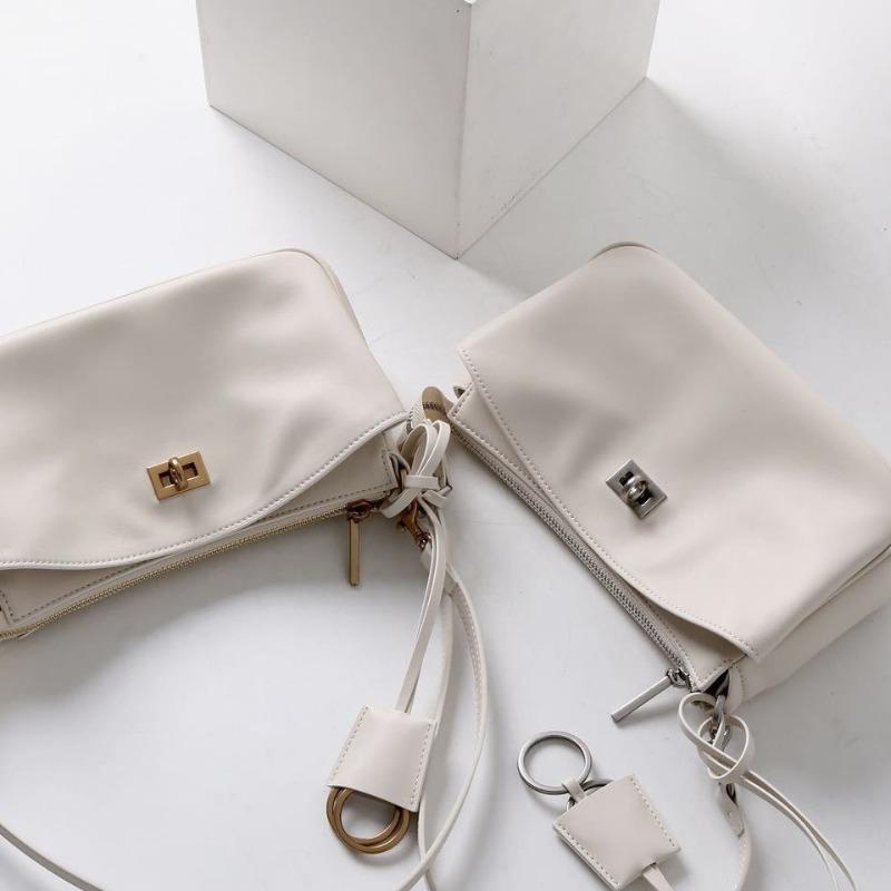 Slanted-style High-quality Crossbody Shoulder Bag Leather High-end European Fashion Underarm Accessory