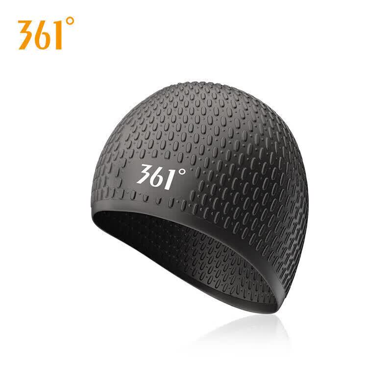 361° Silicone Adult Swimming Cap for Long Hair