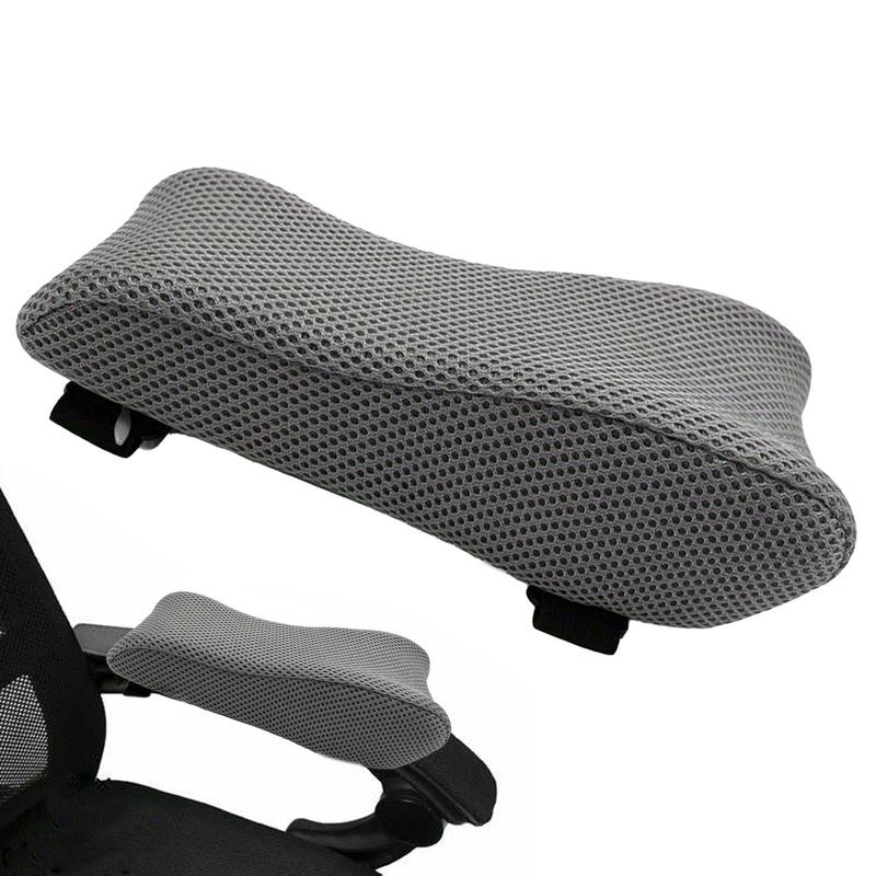 Ergonomic Armrest Pads Arm Rest Cover Elbow Armrest Pads Chair Elbow Pads Support Washable for Wheelchair Computer Chairs