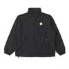 Men's and women's alphabet decal waterproof hooded zipper jacket
