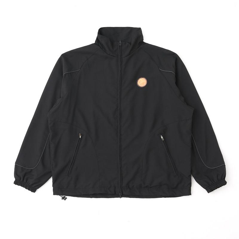 Men's and women's alphabet decal waterproof hooded zipper jacket