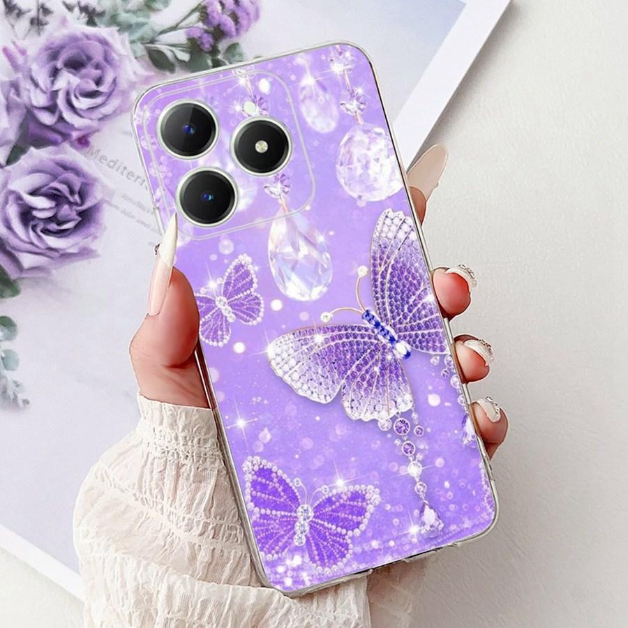 For OPPO Realme C61 C63 Case C 61 RMX3939 New design TPU Soft Silicone Shockproof Coque Funda For RealmeC63 C6 1 Phone Cover