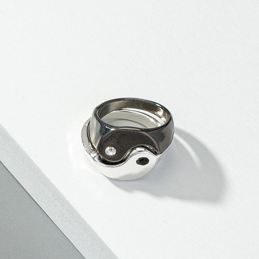 Unique Tai Chi Eight Diagrams Rings Stylish Animal/zodiac Shape