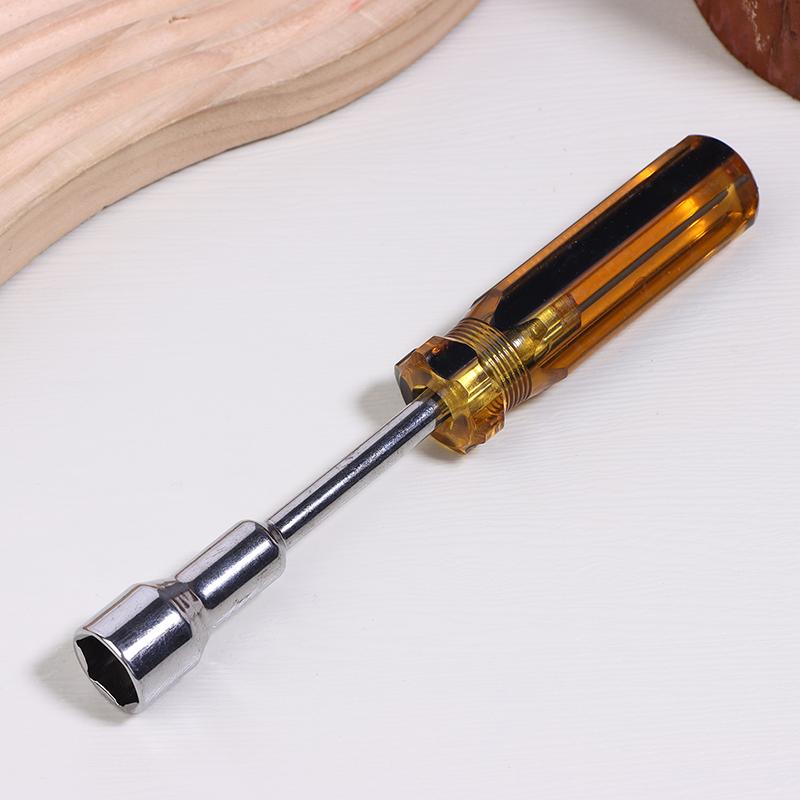 4/5/5.5/6/7/8/9/10/11/12/13/14Mm Hex Socket Head Handle Crv Shaft Nut Screwdriver Nut-Wrench M3 M4 Screwdriver Casing Batch Hand