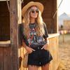 Women's Solid Denim Shorts High Waist Casual Jean Shorts with Frayed Hem and Distressed Detail Non-Stretch Fabric Summer Bottoms