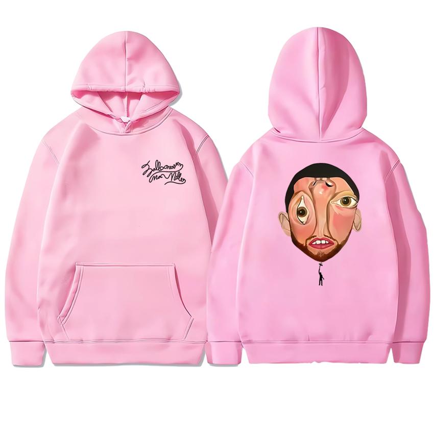 Nové album Macc Miller Balloonerism 2025 Oboustranně potištěná mikina s kapucí Unisex harajuku módní pulovr Pánská dámská fleecová mikina