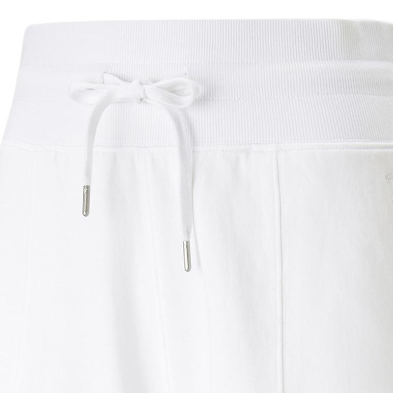 Puma Solid Color Breathable Knitted Running Shorts Women shorts White 676692-02