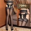 Manyan Sexy Lingerie: Garter One-Piece Sheer Stockings Collection 7096-7115