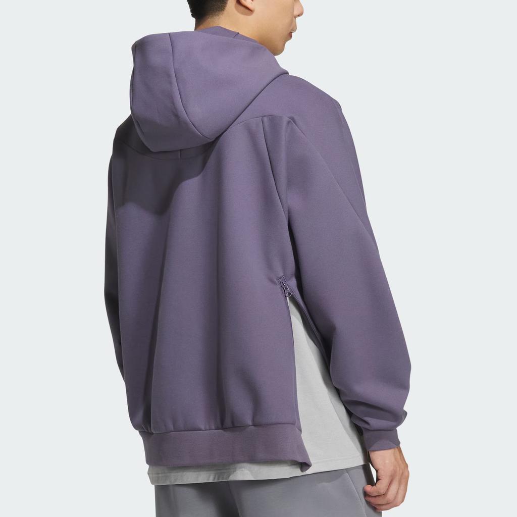 Adidas Fos Knit Jacket Casual Loose Fit Hooded Jacket Men Jackets KC0172