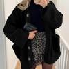 Women's Warm Winter Coats Casual Long Sleeve Button Up Fuzzy Sherpa Fleece Jackets Outerwear