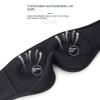 3D Bluetooth 5.0 Drahtlose Augenmaske: Schwarze Schlafmaske mit Stereo-Musik & Augenschutz