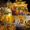 1000LED Fairy String Lights Christmas Garland Outdoor Decor Lights Waterproof with Remote for Tree Street Wedding Party