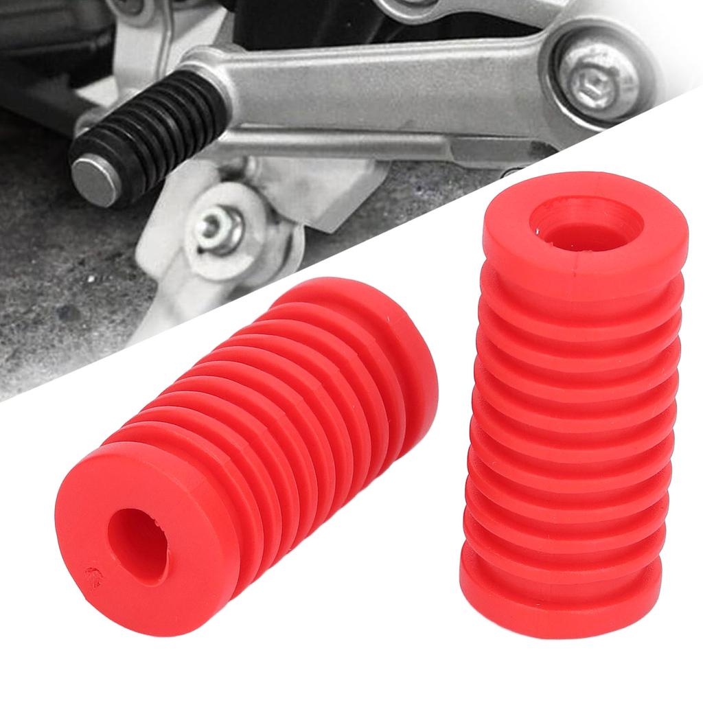 2PCS Motorcycle Gear    Lev  Cov  Rubb  Easy Installation   Fit   Lev  Pedal Cov  for Motorbikes