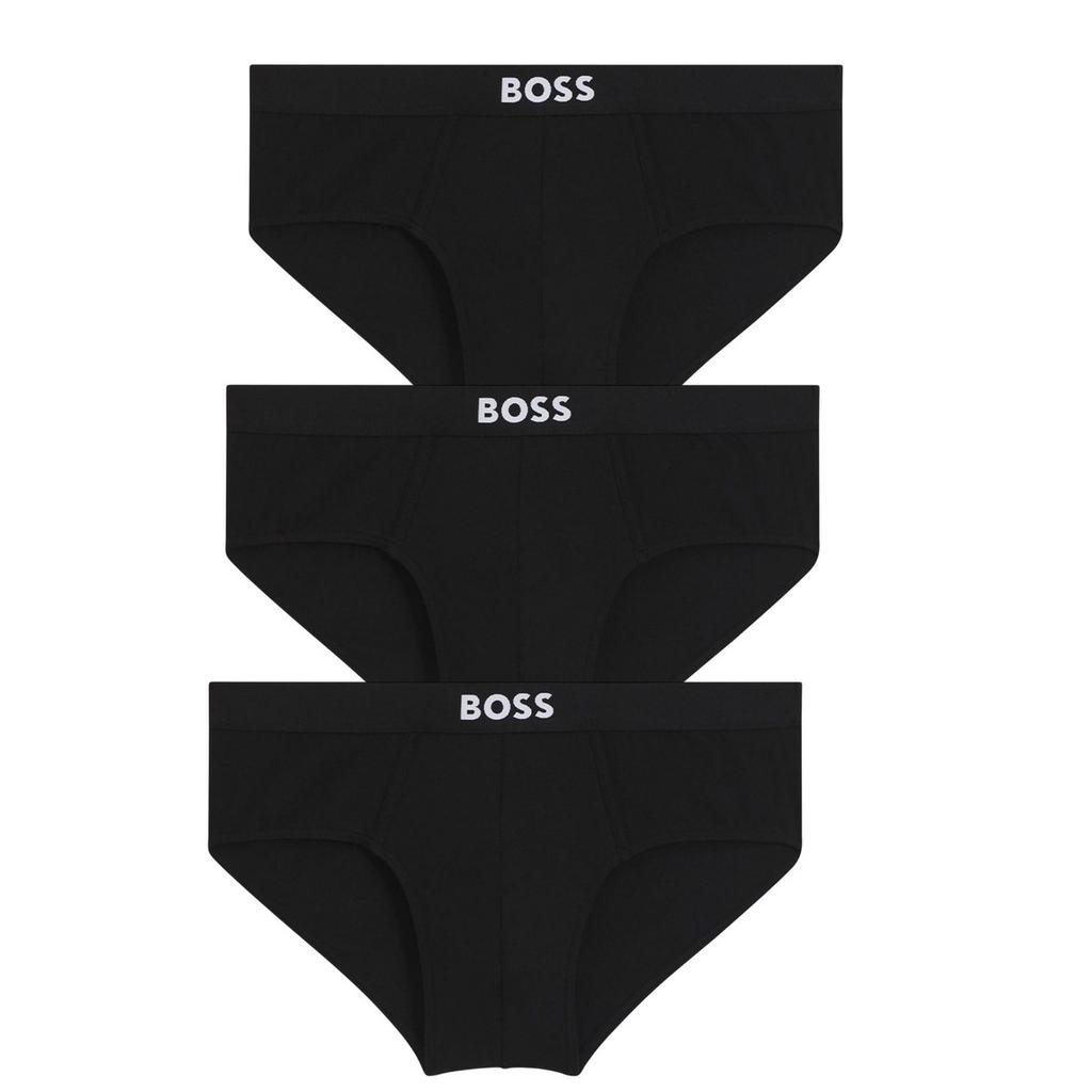 Boss Mens Logo Briefs (Pack of 3)