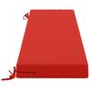 2 Piece Bench Cushions SOEST 2 Pcs. 100percent  Polyester Red