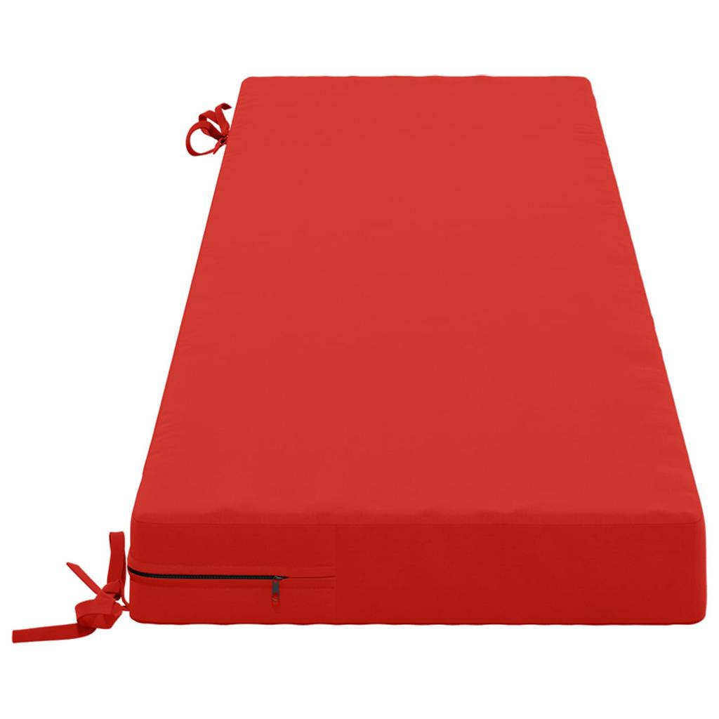 2 Piece Bench Cushions SOEST 2 Pcs. 100percent Polyester Red