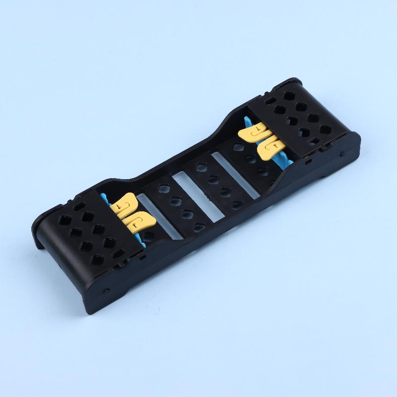 

Dental Instruments Plastic Disinfection Box Dental Storage Case For 4 Holders Autoclavable Dentist Cassette Racks чорний