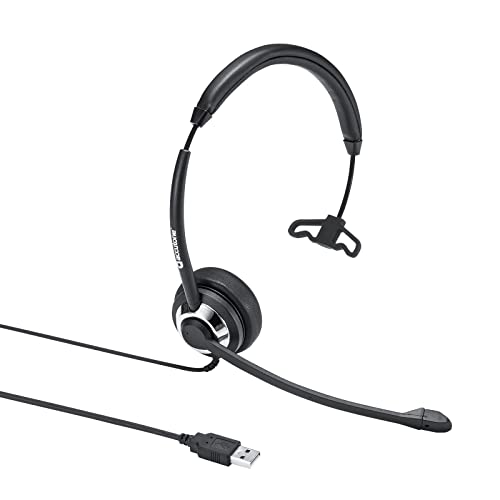 SANWA SUPPLY USB Headset MM-HSU19BK