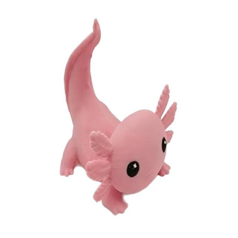 Cute Pink Axolotl Phone Stand With Stable Support Adorable Look For Desk Video Watching Daily Use