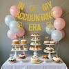 In My Accountant Era Banner,2025 International Accounting Day Party Decoration,Class of 2025 Congrat Accounting Graduation Party Supplies Gold
