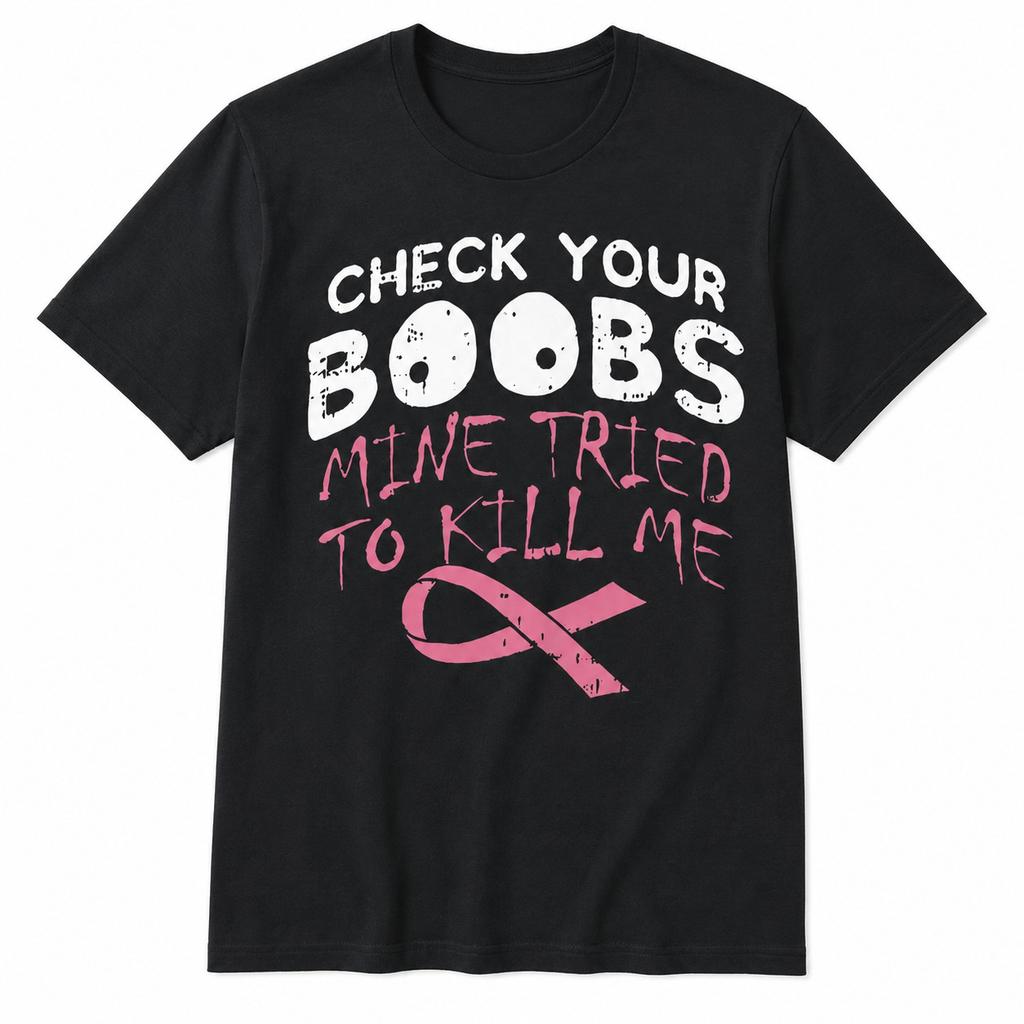 Breast Cancer Awareness T-Shirt Pink Ribbon Survivor Support Unisex Shirt