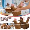 Ugnshandskar Värmetåliga Ugnshandskar Icke-värmetåliga Kökshandskar Lämpliga för Grillfester, Festivaler, Jul, Påsk, Tacksägelse,