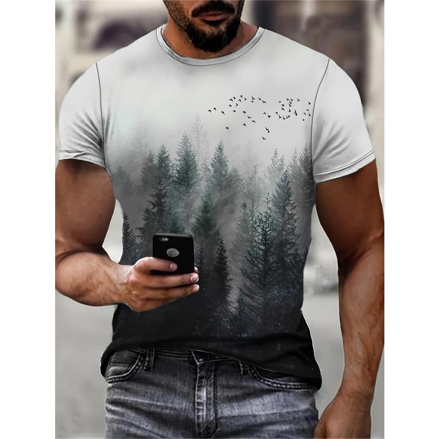 Men T-Shirt Women Tees 3D Print Short Sleeve Comfortable Sportwear T Shirts