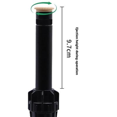 1/2" Female Thread Buried Up Sprinkler 360° Automatic Lift Type Scattering Ray Jet Watering Nozzle Lawn Irrigation Device