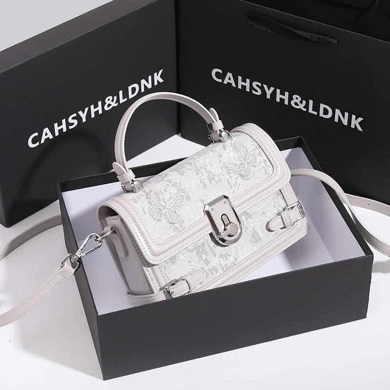 Hva Uen Moonlight Treasure Box Shoulder Bag Women's New Fashion Messenger Handbag Small Square Bag