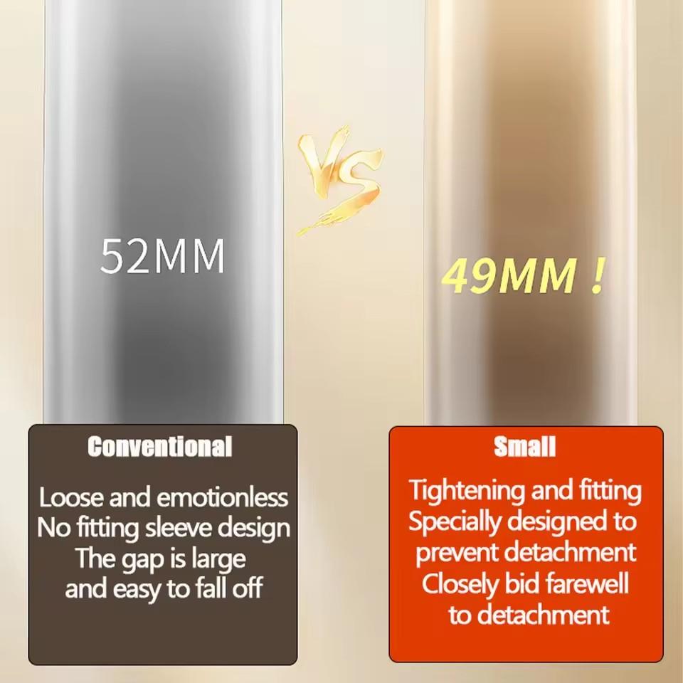 45/49mm Small Tight Condoms for Men Small Size Natural Latex Smooth Condom Hyaluronic Acid Penis Sleeve for Adults Love Sex Tool