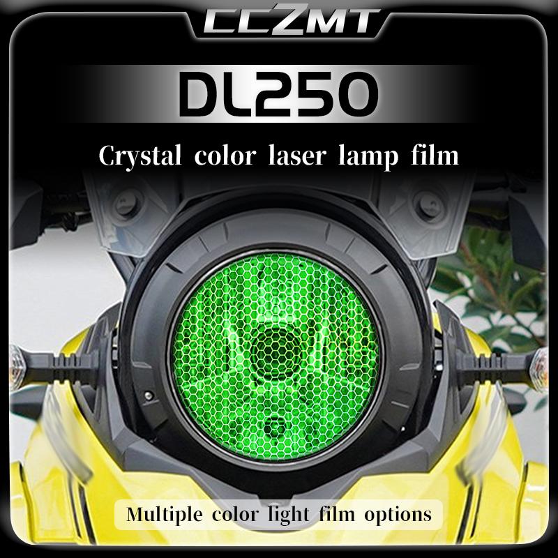 For SUZUKI DL250 Headlight and Tail Light Protection Film Honeycomb Laser Sticker Film Modification Accessories