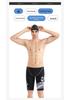 Yingfa Men's Quick-Dry Competition Boxer Swim Trunks, 2024 Style, Anti-Embarrassment Design for Professional Training.