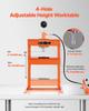 10 T Hydraulic Shop Press Hydraulic Press with Press Plate for Bending