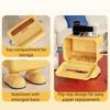 Space Saving Cartoon Tissue Box Cute Napkin Storage Box Multifunctional Napkin Holder  for Home Use