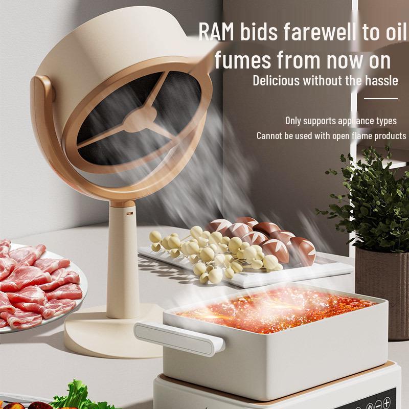 Mini Tabletop Range Hood - Strong Suction for Oily Smoke, New Creative Gift
