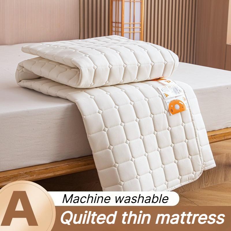 2026 Quilted Mattress,Thin Mattress, Home Bedroom and Dormitory Soft Cushion, Protected Pad, Anti Slip Mattress