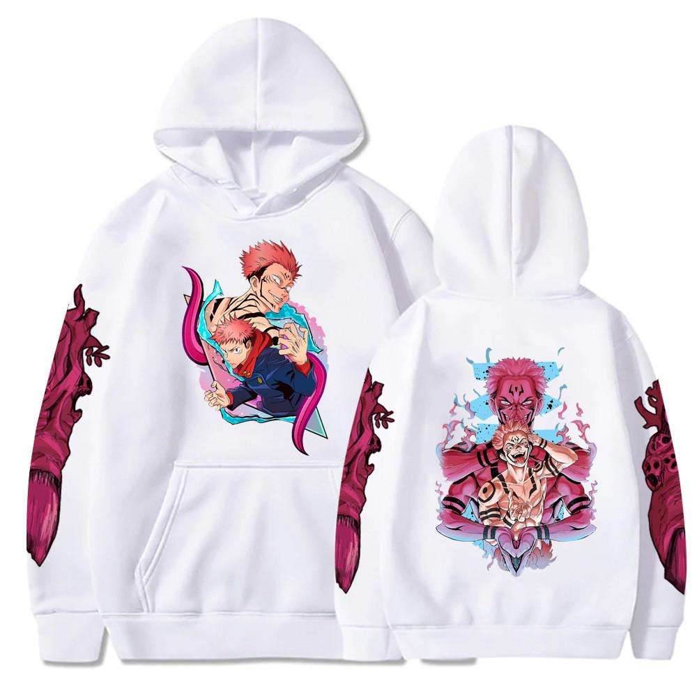 Harajuku Anime Jujutsu Kaisen Hoodie Roupas Homens Mulheres Kawaii Toji Fushiguro Manga Desenho Animado Primavera Solto Casual Moletons Tops