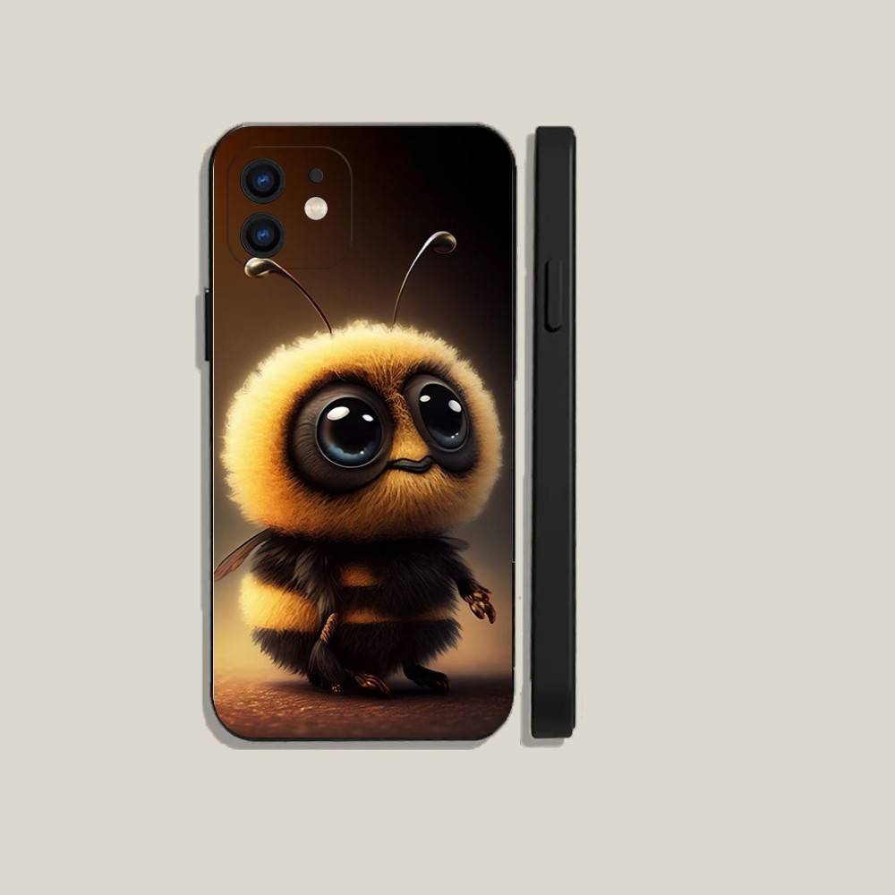 

Cute Owl Phone Case For iPhone 6,17,16,15,14,13,12,11 Plus,Pro Max,XS,X,XR,SE,Mini,8,7,Soft Silicone Black Cover iPhone14PRO
