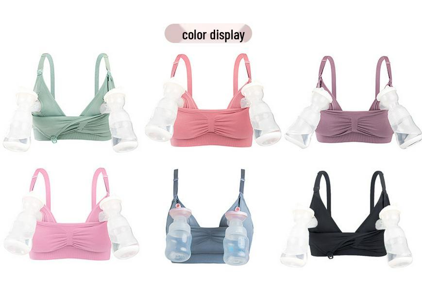 Hands-Free Wire-Free Nursing & Pumping Bra for Pregnant Women
