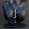 Luxury Non-Fading Korean Fashion Sweater Necklace: Autumn/Winter Women's Niche Design Pendant