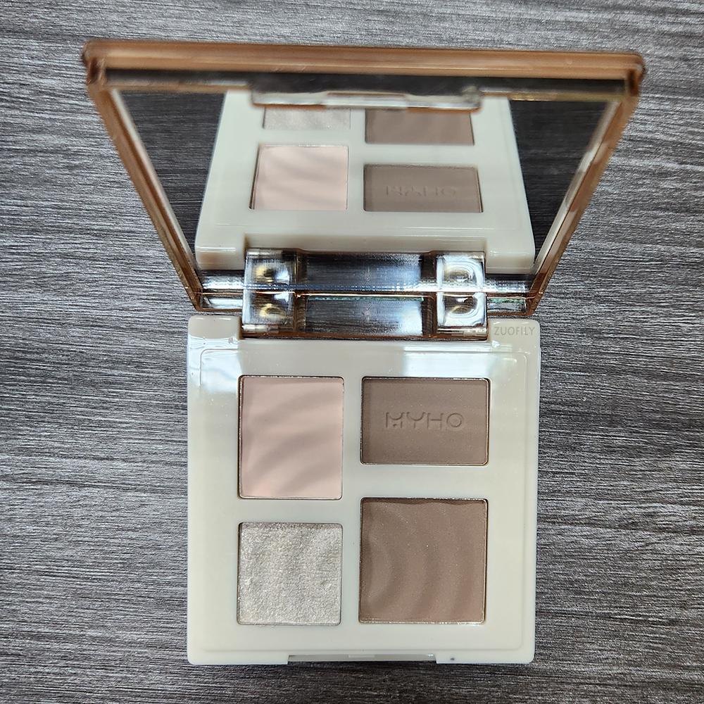 Vierfarbige Highlighter-Konturpalette, Illuminator, Make-up, 3D-Bronzer, mattes Konturpulver, Rose Blush, Hochglanzpalette, Kosmetik